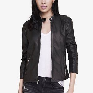 Express Leather Moto Jacket